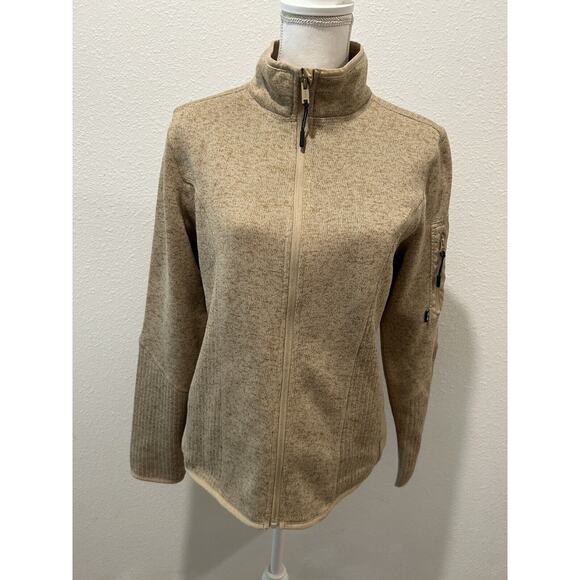 BASS Outdoor Women's Sweater Fleece Full Zip Kelp Color Choose Your Size New B68 - Picture 1 of 8